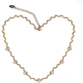 SinglinArt Gold Choker Necklaces for Women Teen Girls Gifts Minimalist Pendant Fashion Jewelry