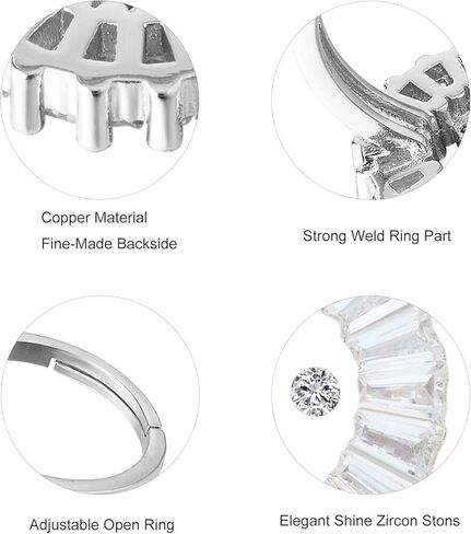 سحر حلقة المفصل بالحرف الأول من الألف إلى الياء، حلقات مفتوحة قابلة للتعديل للنساء والفتيات in Kuwait