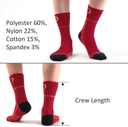 جوارب لركوب الدراجات من لين 7 قطع للرجال والنساء بألوان مضحكة جوارب ركوب الدراجات الأداء الرياضي طاقم الجوارب in Kuwait