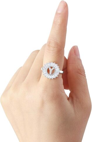 سحر حلقة المفصل بالحرف الأول من الألف إلى الياء، حلقات مفتوحة قابلة للتعديل للنساء والفتيات in Kuwait