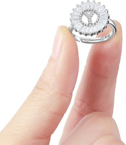 سحر حلقة المفصل بالحرف الأول من الألف إلى الياء، حلقات مفتوحة قابلة للتعديل للنساء والفتيات in Kuwait