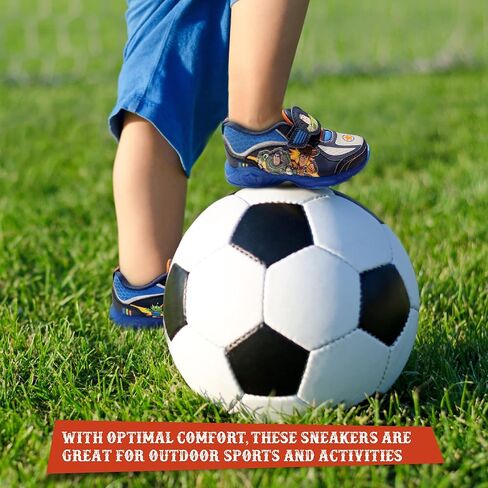 Disney Toy Story Woody & Buzz Black/Blue Boy's Lighted Athletic Sneaker (Toddler/Little Kid) in Kuwait