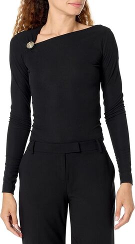 GUESS Women's Long Sleeve FEBE Top in Saudi Arabia