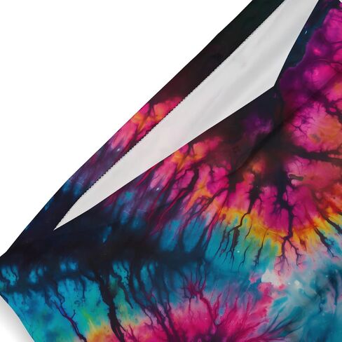 الرجال مخدر الملونة التعادل صبغ 3D الطباعة تي شيرت غامض ورقة الطوطم قميص بأكمام قصيرة in Kuwait