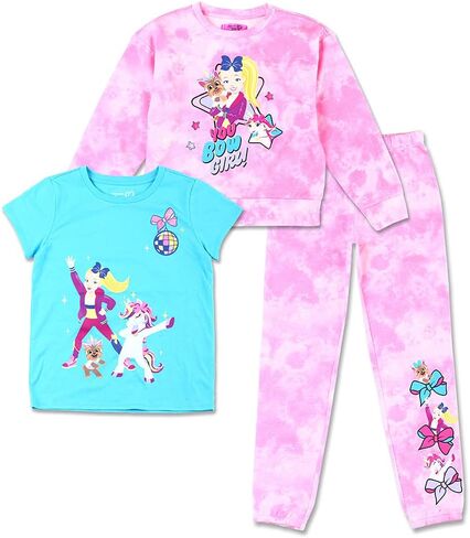 مجموعة من 3 قطع من سترة JoJo Siwa Jojo Siwa اللطيفة والمريحة من الصوف الناعم in Kuwait