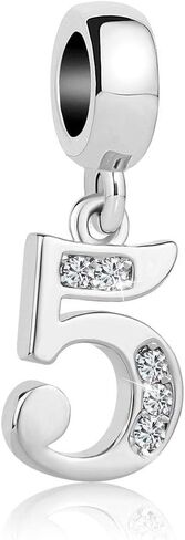 LovelyCharms 0-9 عدد الخرزة المتدلية الساحرة لقلادة السوار in Kuwait