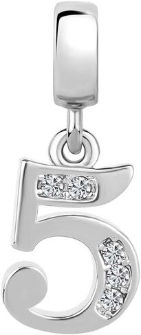 LovelyCharms 0-9 عدد الخرزة المتدلية الساحرة لقلادة السوار in Kuwait