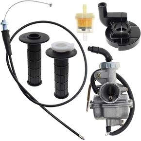 Carbhub CRF80F Carburetor for Honda CRF80F XL80S XR80 XR80R XL75 XR75 XL70 SL70 Carburetor with Throttle Grip Cable - Honda XR80 Carburetor