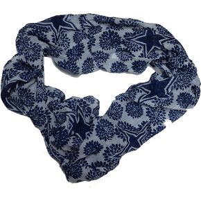 Dallas Cowboys 2 Tone Team Logo NFL Infinity Scarf