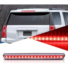 مصباح إيقاف خلفي للفرامل الثالثة LED بالكامل من Auto Dynasty متوافق مع Chevy Suburban Tahoe 15-20، حامل عالي، عدسات مدخنة سوداء اللون in Saudi Arabia