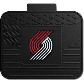 FANMATS 9390 Portland Trail Blazers 2-Piece Heavy Duty Vinyl Car Mat Set, Front Row Floor Mats, All Weather Protection, Universal Fit, Deep Resevoir Design