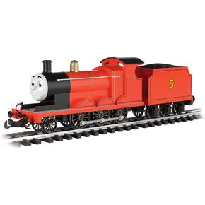 Bachmann Trains - THOMAS & FRIENDS - JAMES THE RED ENGINE (with moving eyes) - Large "G" Scale