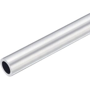 uxcell 6063 Aluminum Round Tube, 24mm OD 16mm Inner Dia 400mm Length Pipe Tubing for Industry DIY Projects