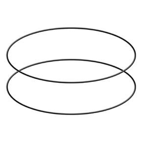IWIWE Upgraded 9" O-Rings Gasket Seals Bucket Lid Replacement for Gamma2 Vittles Vault Gasket Bucket Lids, 5,6 & 7 Gallon Buckets,Pet Food Container Lid (2 Pack)