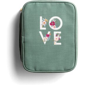 Dayspring Studio 71 - Green Canvas Love Bible Cover with Zipper (J7419)