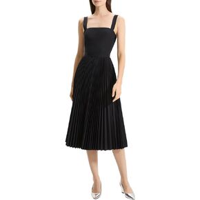 Theory Women's Sleeveless Pleated Volume Dress