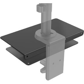 WALI Monitor Mount Reinforcement Plate for Thin, Glass, and Other Fragile Table Tops, with Most Monitor Bracket Grommet C Clamp Installation (CGRP-B), Black in Kuwait