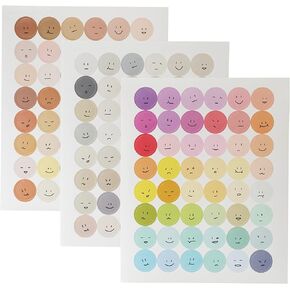 432PCS Emotion Stickers 9 Sheets Emoticon Stickers Colourful Stickers Scrapbooking Stickers Planner Stickers