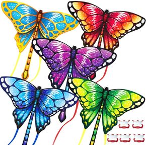 Easy to Fly Kites for Kids & Adults, Large Butterfly Kites with String & Hand for Beach,Outdoor Toys Birthday Gifts for Boys Girls Ages 4 5 6 7 8-12 Years Old Party Favors