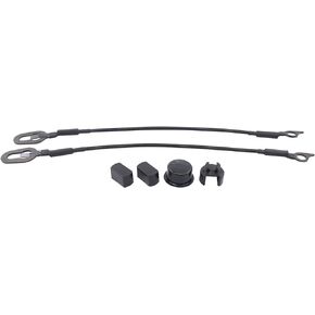NewYall Pair Left and Right Rear Tailgate Cables Lift Gate Support Straps with Tailgate Hinge Pivot Bushing Insert Kit