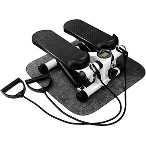 Sutekus Stair Stepper للتمارين، جهاز ستاير صغير بسعة وزن 330 رطل، معدات تمرين الجسم بالكامل مع شريط مقاومة وحصيرة أرضية in Saudi Arabia