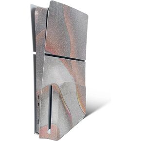 MightySkins Glossy Glitter Skin Compatible with Playstation 5 Slim Disk Edition Bundle - Bubble Marble | Protective, Durable High-Gloss Glitter Finish | Easy to Apply | Made in The USA