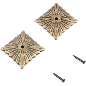 Upholstery Nail Vintage Bronze Decorative Nail Furniture Nail Tack for DIY Craft Decor-100PCS(#8)