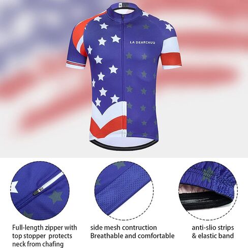 Men's Bicycle Short Sleeve Set Cycling Jersey Set 3 Pockets Shirts 3D Cushion Shorts Padded Pants/Bib Short in Saudi Arabia