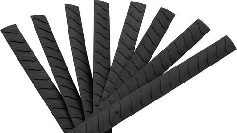 Rhino Rack 8-Pack Vortex Generating Rubber Strips 40cm (15.75") Long Each Strip, for 126" Total Length of Vortex Strips (320cm Total), Black (VA-VGS8) in Kuwait