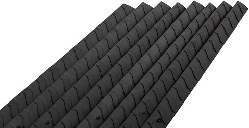 Rhino Rack 8-Pack Vortex Generating Rubber Strips 40cm (15.75") Long Each Strip, for 126" Total Length of Vortex Strips (320cm Total), Black (VA-VGS8) in Kuwait