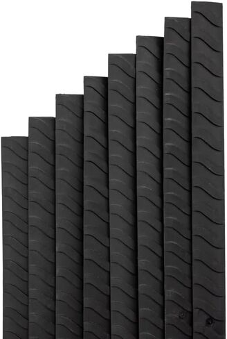 Rhino Rack 8-Pack Vortex Generating Rubber Strips 40cm (15.75") Long Each Strip, for 126" Total Length of Vortex Strips (320cm Total), Black (VA-VGS8) in Kuwait