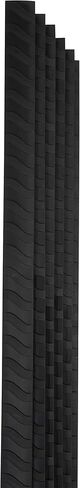 Rhino Rack 8-Pack Vortex Generating Rubber Strips 40cm (15.75") Long Each Strip, for 126" Total Length of Vortex Strips (320cm Total), Black (VA-VGS8) in Kuwait