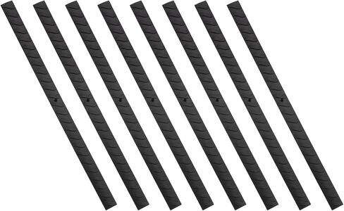Rhino Rack 8-Pack Vortex Generating Rubber Strips 40cm (15.75") Long Each Strip, for 126" Total Length of Vortex Strips (320cm Total), Black (VA-VGS8) in Kuwait