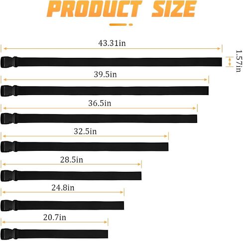 AICEL Car Battery Tie Down Strap, 39 Inch Battery Strap with Buckle, Battery Box Safety Secure Lashing Strap, Quick Release Nylon Woven Tape for Cargo, Luggage, Boats, Motorcycles, Truck, SUV in Saudi Arabia