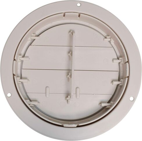 Valterra A10-3360VP Dampered Heating and A/C Register with 360° Rotation - 5-13/16" ID x 6-7/8", Beige in Saudi Arabia