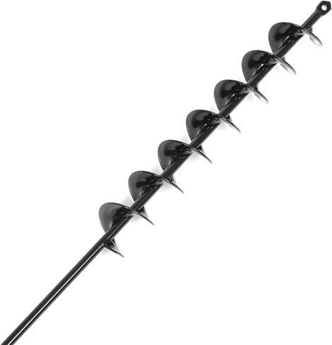 findmall 32 x 2 Extended Length Auger Drill Bit Garden Plant Auger for Planting Bulb 3/8 Hex Drive Drill Earth Auger Bulb Planter Tool in Saudi Arabia
