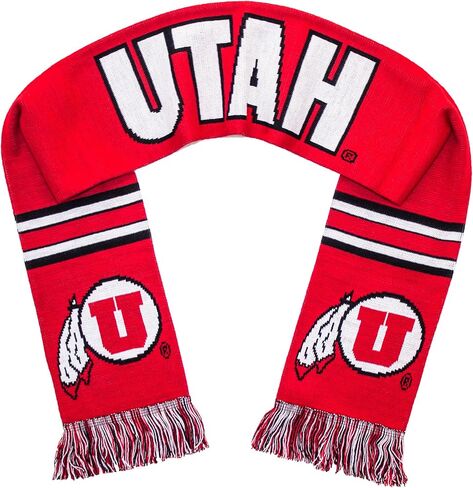 Tradition Scarves Utah Utes Scarf - University of Utah Knitted Classic in Saudi Arabia