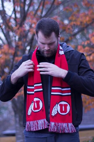 Tradition Scarves Utah Utes Scarf - University of Utah Knitted Classic in Saudi Arabia