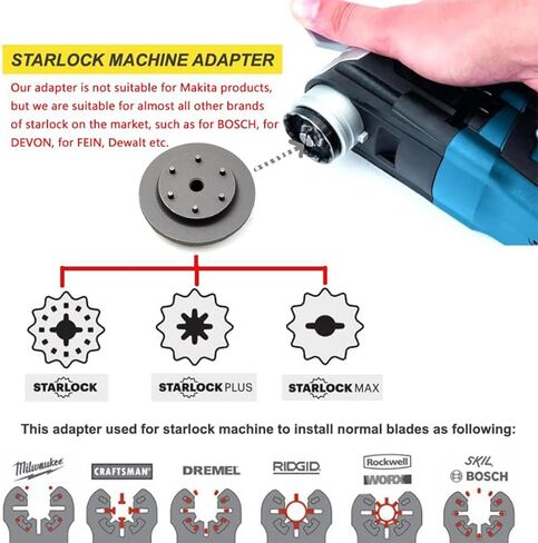 محول أداة التأرجح القوي من Auoiian، تحويل سلس لشفرات أداة التأرجح Starlock إلى محول شفرة أداة التأرجح العالمي OIS من أجل توافق خالٍ من المتاعب وتعدد الاستخدامات المحسن in Kuwait