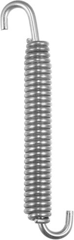 X AUTOHAUX 4 قطعة الدراجات النارية العالمي العادم الأنابيب الربيع 80 مللي متر 3.15 "الفولاذ المقاوم للصدأ العادم الأنابيب خطاف بنابض تعديل ملحق فضي لهجة in Kuwait