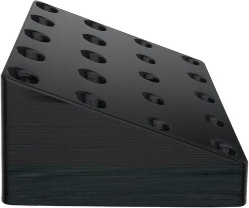 Slide Stand - Store 20 Bowls - 14mm 18mm 10mm (Black, Half 14mm Half 18mm) in Saudi Arabia
