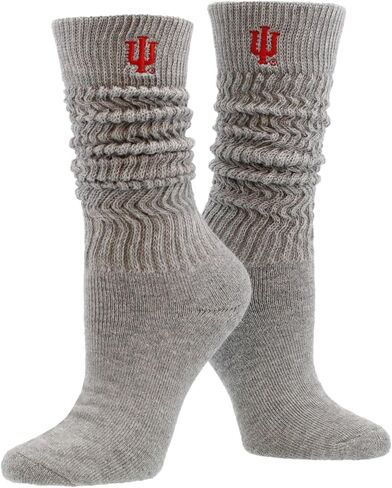 TCK NCAA College Slouch Socks Womens, Cozy, Lounge Scrunch Sock for Women in Saudi Arabia