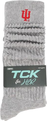 TCK NCAA College Slouch Socks Womens, Cozy, Lounge Scrunch Sock for Women in Saudi Arabia
