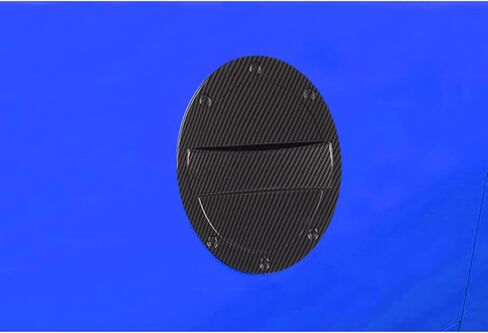 MICROCK Gas Tank Cap Fuel Filler Door Cover for Chevrolet Camaro 2016 2017 2018 2019 2020 2021 2022, Glossy Black in Kuwait