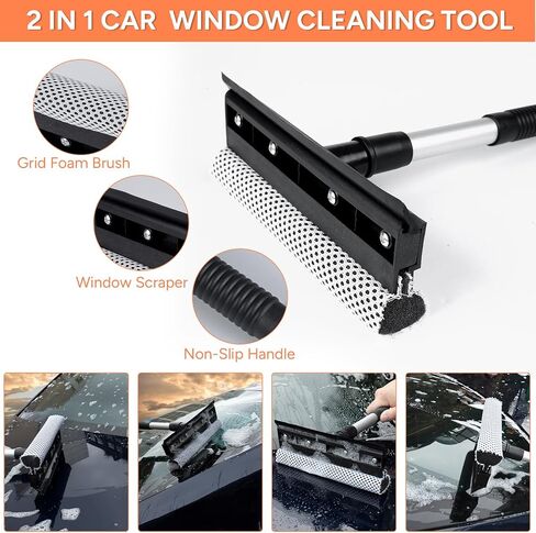 Car Wash Kit,17 PCS Car Cleaning Kit with Car Wash Mitt Scratch Free,Detailing Brush Set,Cleaning Gel,Tire Brush,Air Vent Brush in Saudi Arabia