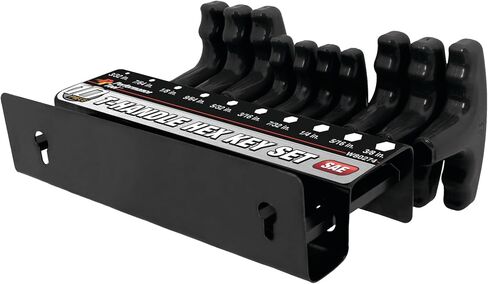 Performance Tool W80274 10-Piece SAE T-Handle Allen Wrench Set, Long Arm Hex Key Wrench Set in Saudi Arabia