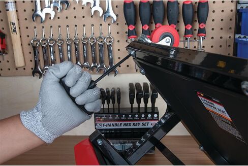 Performance Tool W80274 10-Piece SAE T-Handle Allen Wrench Set, Long Arm Hex Key Wrench Set in Saudi Arabia