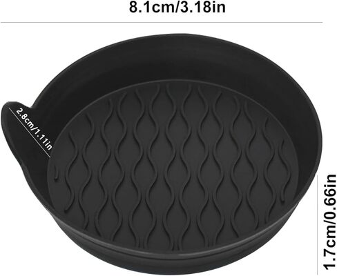 قواعد أكواب حامل أكواب السيارة ZSDY، حاملات سيارات عالمية مضادة للانزلاق ومضادة للانسكاب، ملحقات داخلية للسيارة، عبوتان باللون الأسود in Kuwait