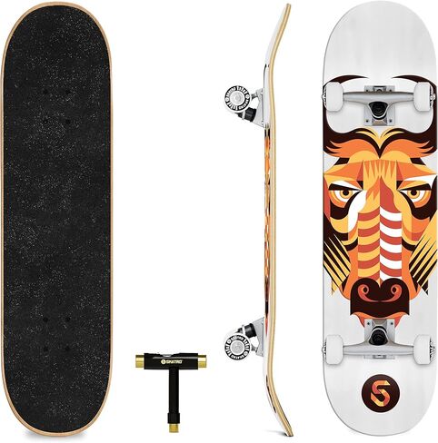 SKATRO - Pro Skateboard 31" Complete Skateboard. Skate Board Ages: Adults, Boys, Girls, Beginners, and Kids in Kuwait