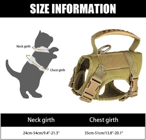 Cat Harness & Leash, Tactical Pet Walking Harness Escapeproof Breathable Cat Vest Harnesses with Letter Stickers for Cats Small Dogs in Saudi Arabia